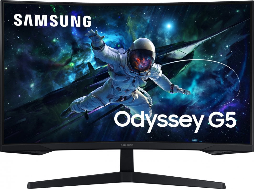 Monitor Samsung Odyssey G55C, 31.5", WQHD, i zi