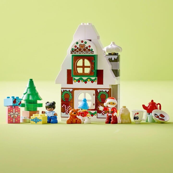 Set LEGO® DUPLO® 10976 Santa's Gingerbread House, 50 pjesë