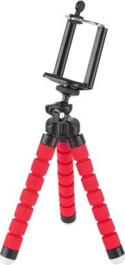 Tripod për telefon dhe kamerë Kruger&amp;Matz KM1366, këmbë fleksibile, kokë 3D, i zi