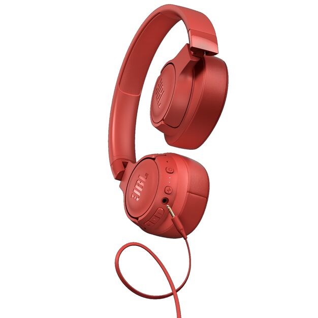 Слушалки со блутут JBL Harman TUNE 750 BTNC, црвени