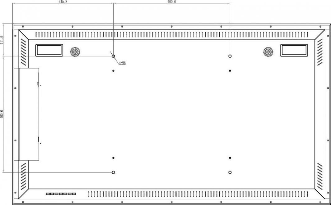 Monitor Dahua LM49 S400, 49", 4K UHD, me altoparlantë të integruar, i zi
