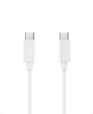 Kabllo USB C në USB C Spigen Essential EB6020CC, 2m, 60W, e bardhë