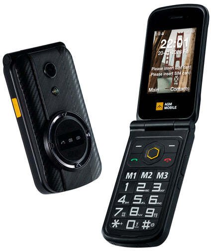Telefoni me kapak AGM M8, 128MB, Dual SIM, i zi