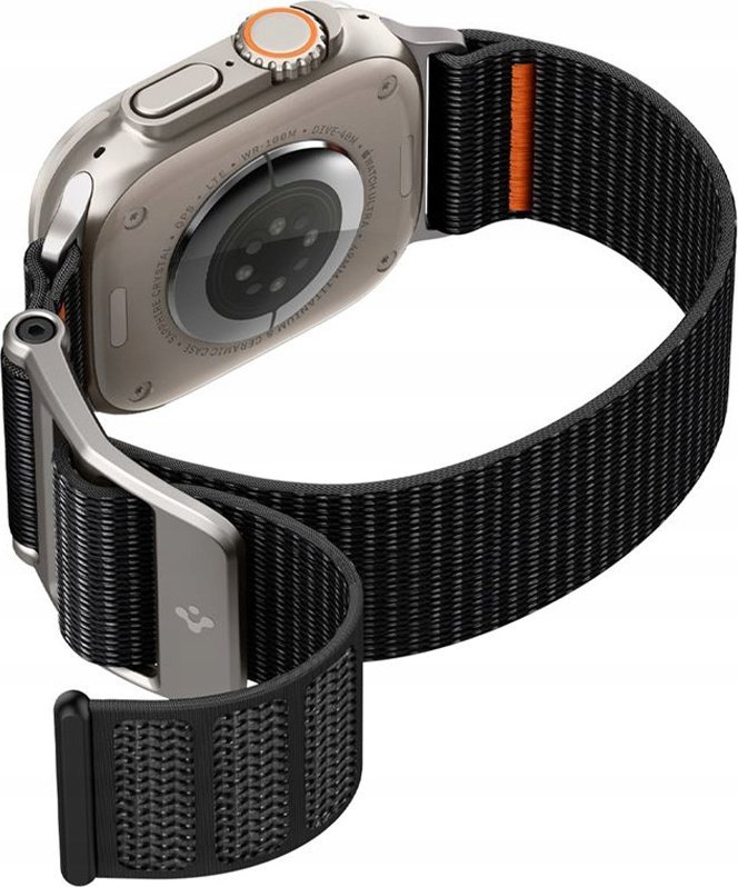 Rrip ore Spigen DuraPro Flex Ultra, për Apple Watch 49mm 45mm 44mm 42mm, tekstil najloni, i zi