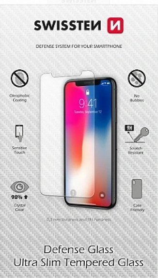 Qelq mbrojtës Swissten për iPhone 16 Plus, 9H, transparencë e lartë