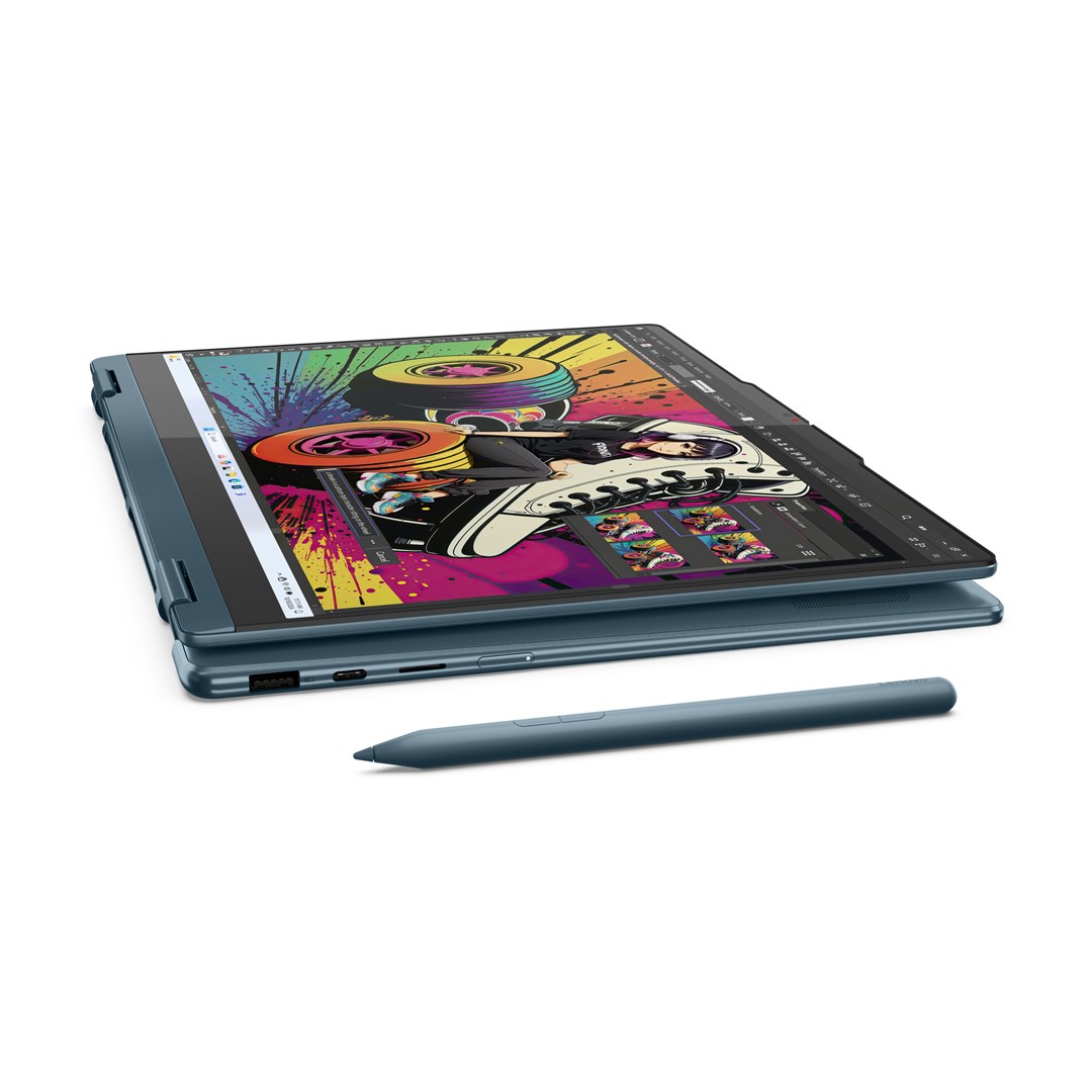 Laptop Lenovo Yoga 7 2-in-1 14AKP10, 14", AMD Ryzen AI 5, 16GB RAM, i kaltër