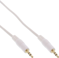 Kabllo audio InLine 99939W, jack 3.5mm në jack 3.5mm, 5m, i bardhë