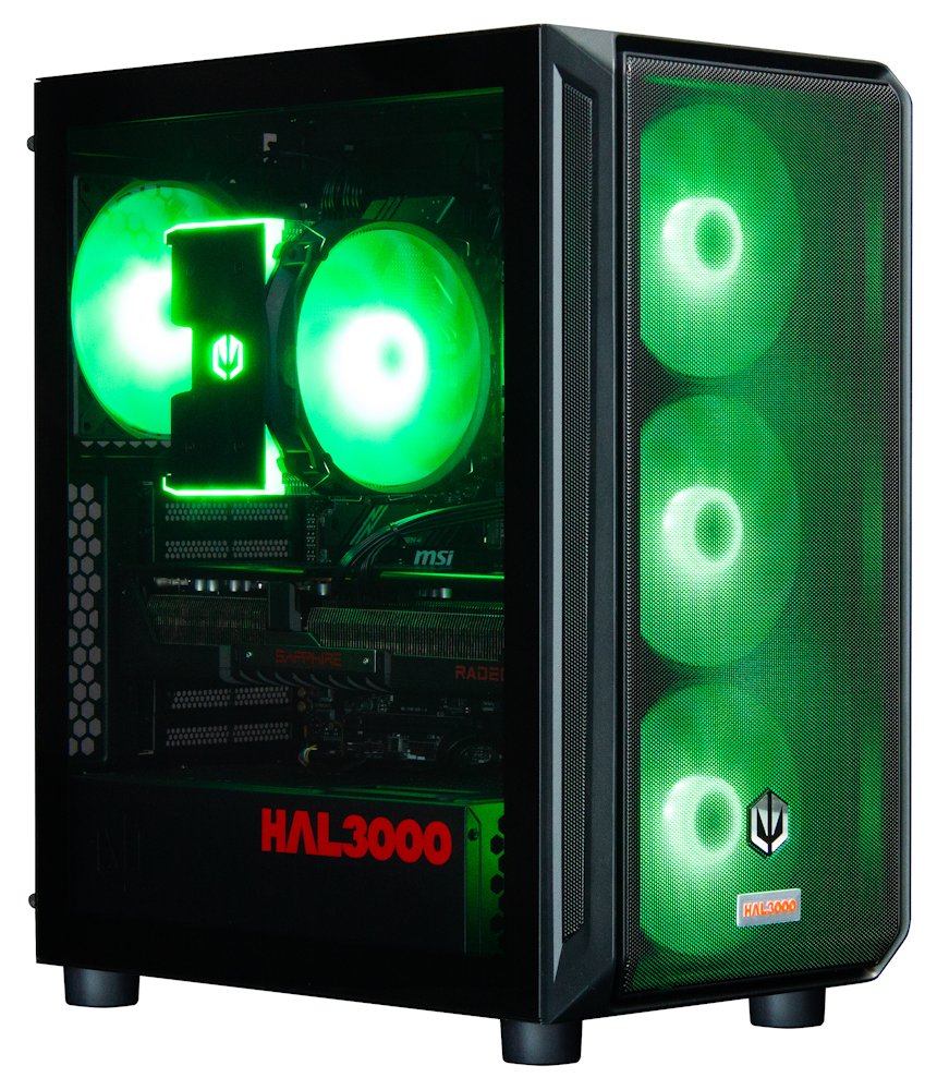 Kompjuter HAL3000 Alfa Gamer Pro XT, AMD Ryzen 7 7800X3D, 32GB RAM DDR5, 2TB PCIe4 SSD, AMD RX 9070 XT, i zi