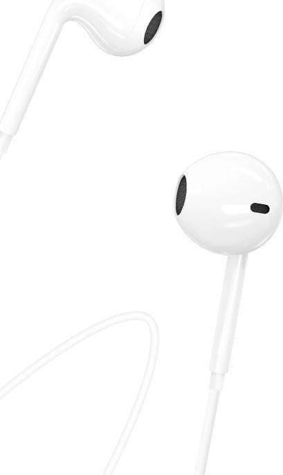 Kufje Dudao X3C USB-C, të bardha