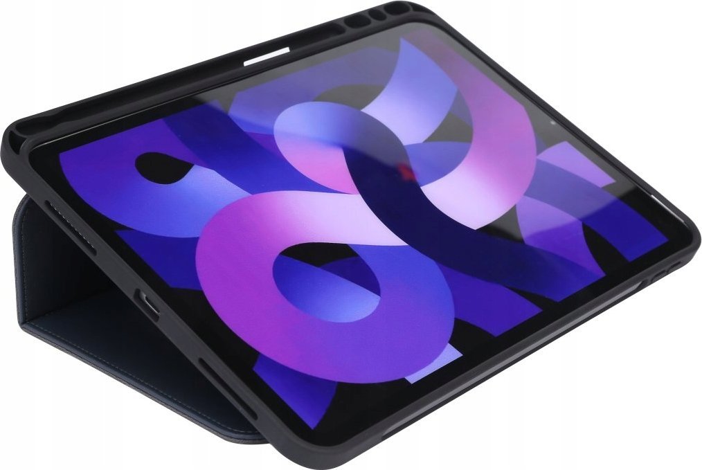 Mbulesë tabletë Pomologic BookFolio për iPad 10.9" gjenerata 10, me qëndrim, me mbajtëse Apple Pencil, gri