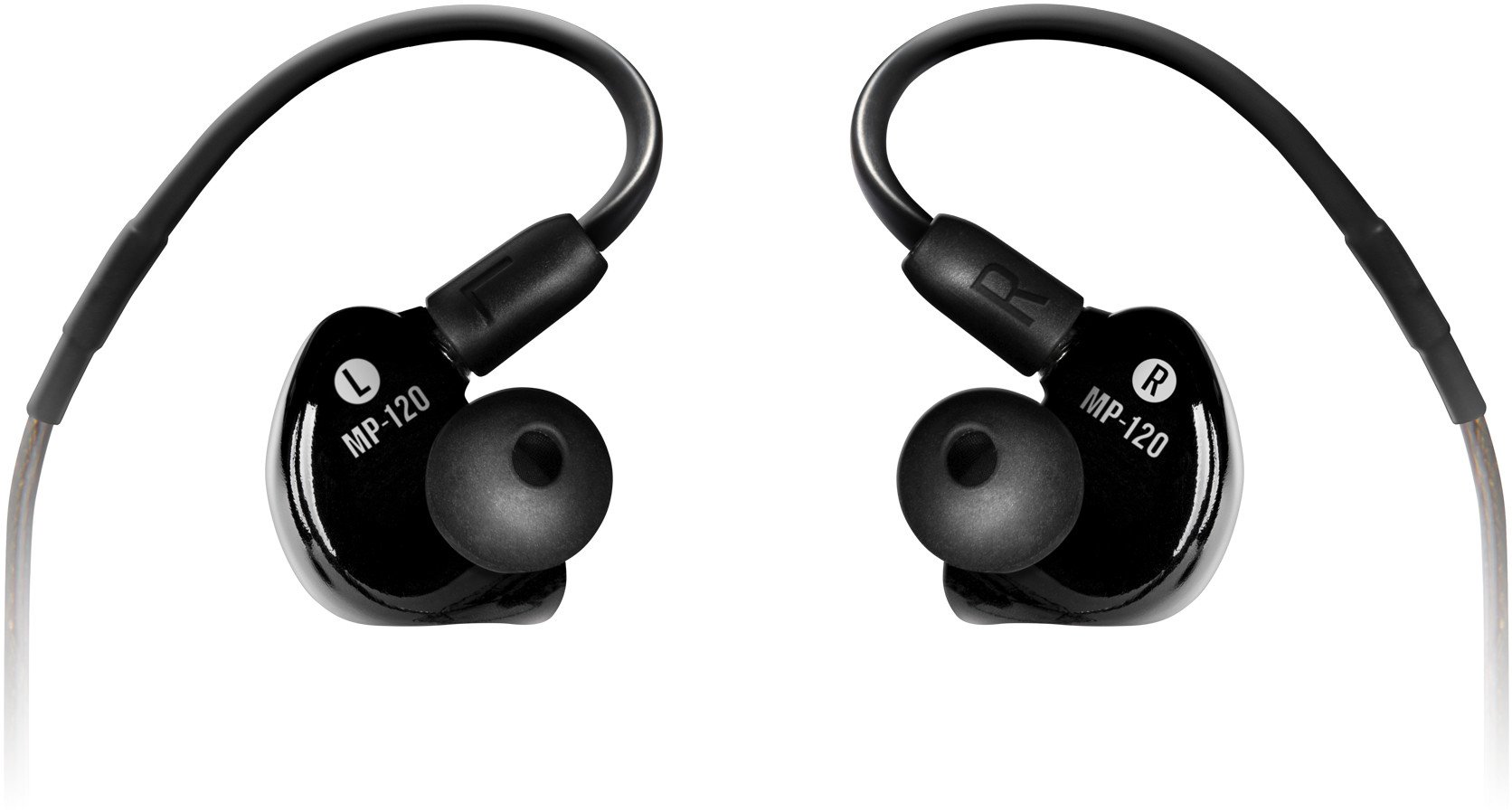 Kufje In Ear Mackie MP-120, monitor profesional, izolim zhurme, të zeza