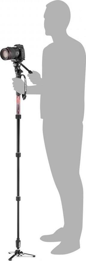 Monopod Manfrotto Element MII Video, seri 400, alumini, i zi