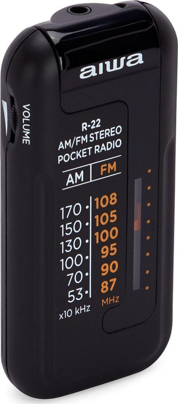 Radio xhepi Aiwa R-228K, AM/FM, e zezë