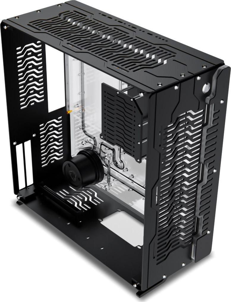 Kasë Singularity Wraith, e zezë, Midi Tower