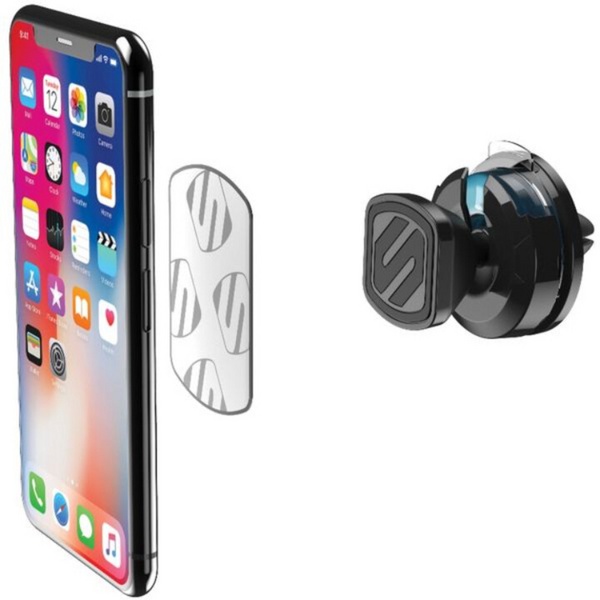 Mbajtës magnetik për makinë SCOSCHE MagicMount Fresche, me freskues ajri, i zi 