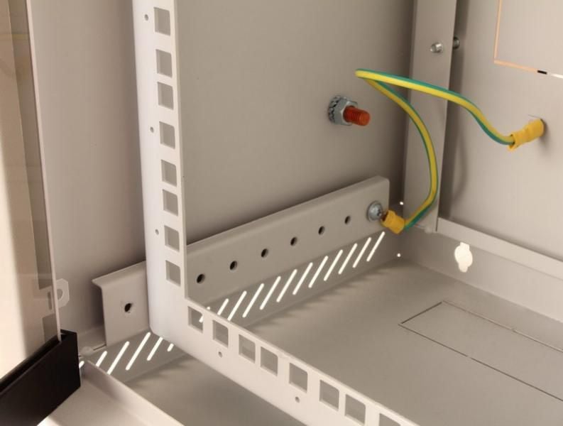 Dollap muror rack Triton RKA-10-AS4-CAX-X1, 10U 10", thellësi 360mm, gri