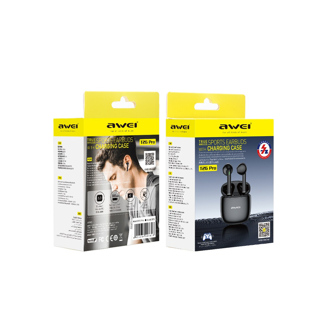 Kufje Me Bluetooth AWEI T26Pro