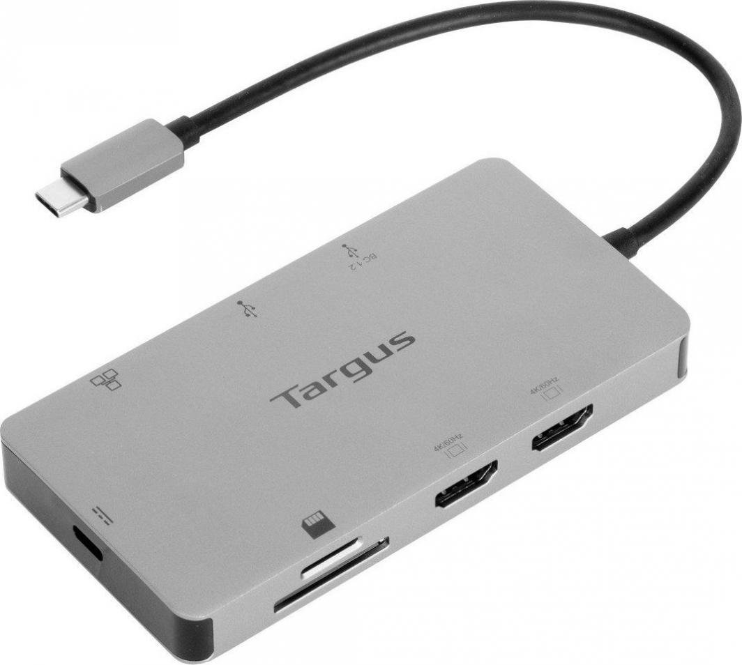Docking station Targus DOCK423EU, USB C, me shumë porta, i zi