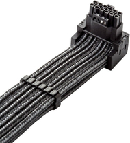 Kабел за поврзување CableMod C-Series Pro, 16-pin во 4x 8-pin PCIe, агол 90°, боја carbon