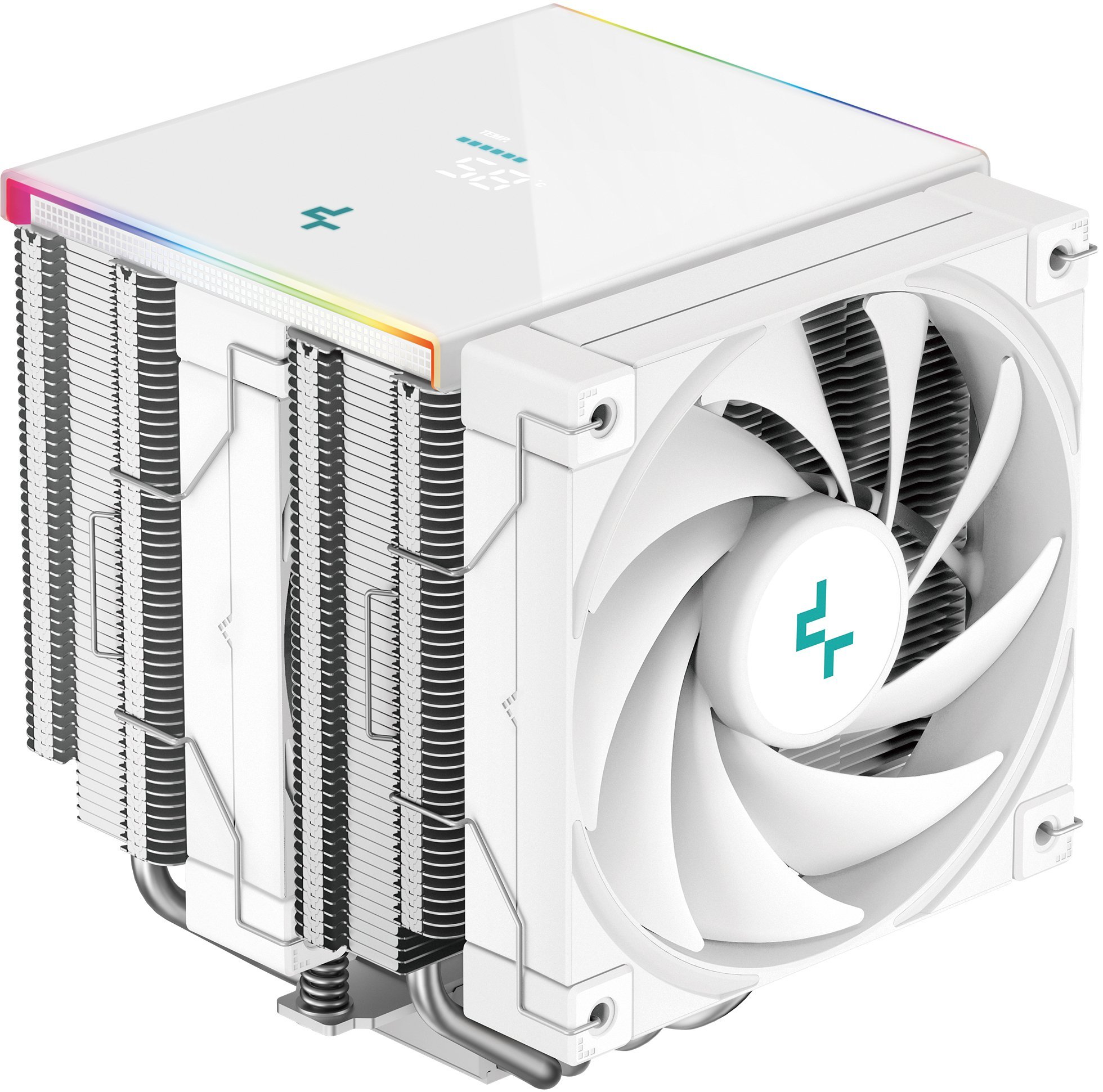 Ftohës CPU Deepcool AK620 Digital SE, dual tower, me LED, i bardhë