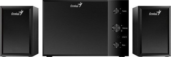 Altoparlantë Genius SW-2.1 350, 2.1, 15W, të zi
