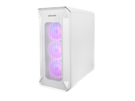 Kutia kompjuterike Genesis Irid 505 ARGB V2, midi tower, xham i temperuar, e bardhë