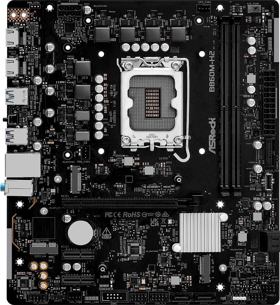Pllake amë ASRock B860M-H2, DDR5, Micro ATX, PCIe 4.0