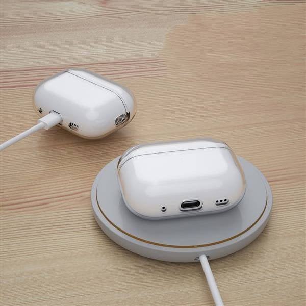 Këllëf për kufje Tech-Protect FlexAir, për Apple AirPods Pro 1 2, transparent