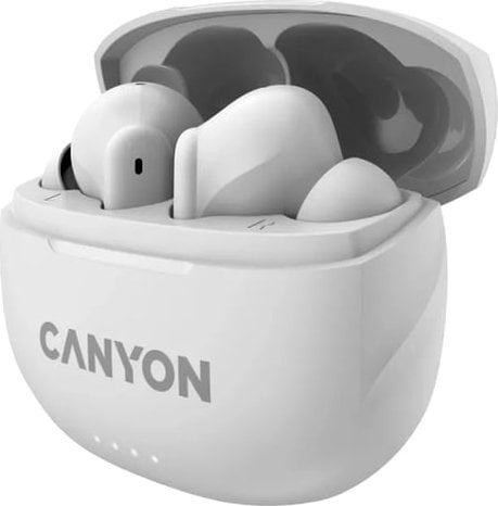 Kufje Canyon TWS 8, pa tela, Bluetooth, të bardha