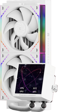 Ftohës ujor Thermalright Peerless Vision 240 ARGB, 240 mm, për CPU, i bardhë