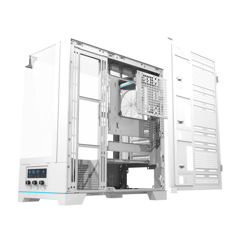 Kuti kompjuteri Darkflash DY450, ATX, xham i tejdukshëm, e bardhë