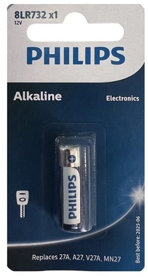 Алкална батерија Philips One-Off A27, 12V, пакување 1 парче