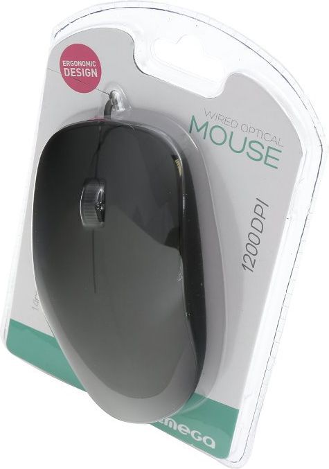Maus Omega OM-420B, me kabllo, USB, i zi