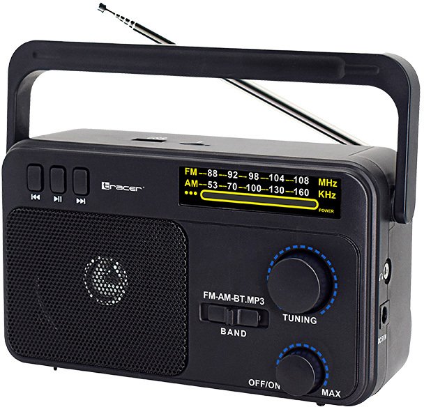 Radio TRACER GTX100, FM AM, Bluetooth, retro, kafe