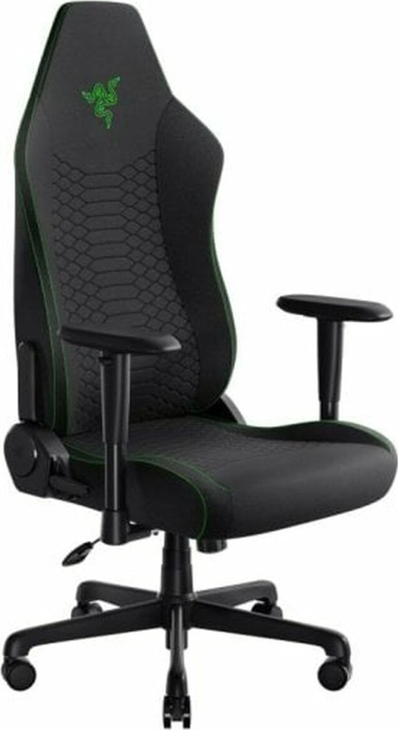Karrige lojërash Razer Iskur V2 X, material pëlhurë, e zezë jeshile