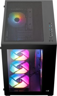 Kasë Aerocool PGS DRYFT G-BK-v1 FRGB, Midi Tower