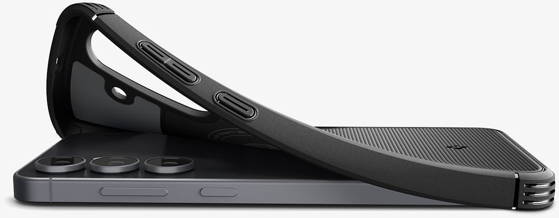 Футрола за телефон Spigen Core Armor за Samsung Galaxy S25 FE, отпорна на удари, црна