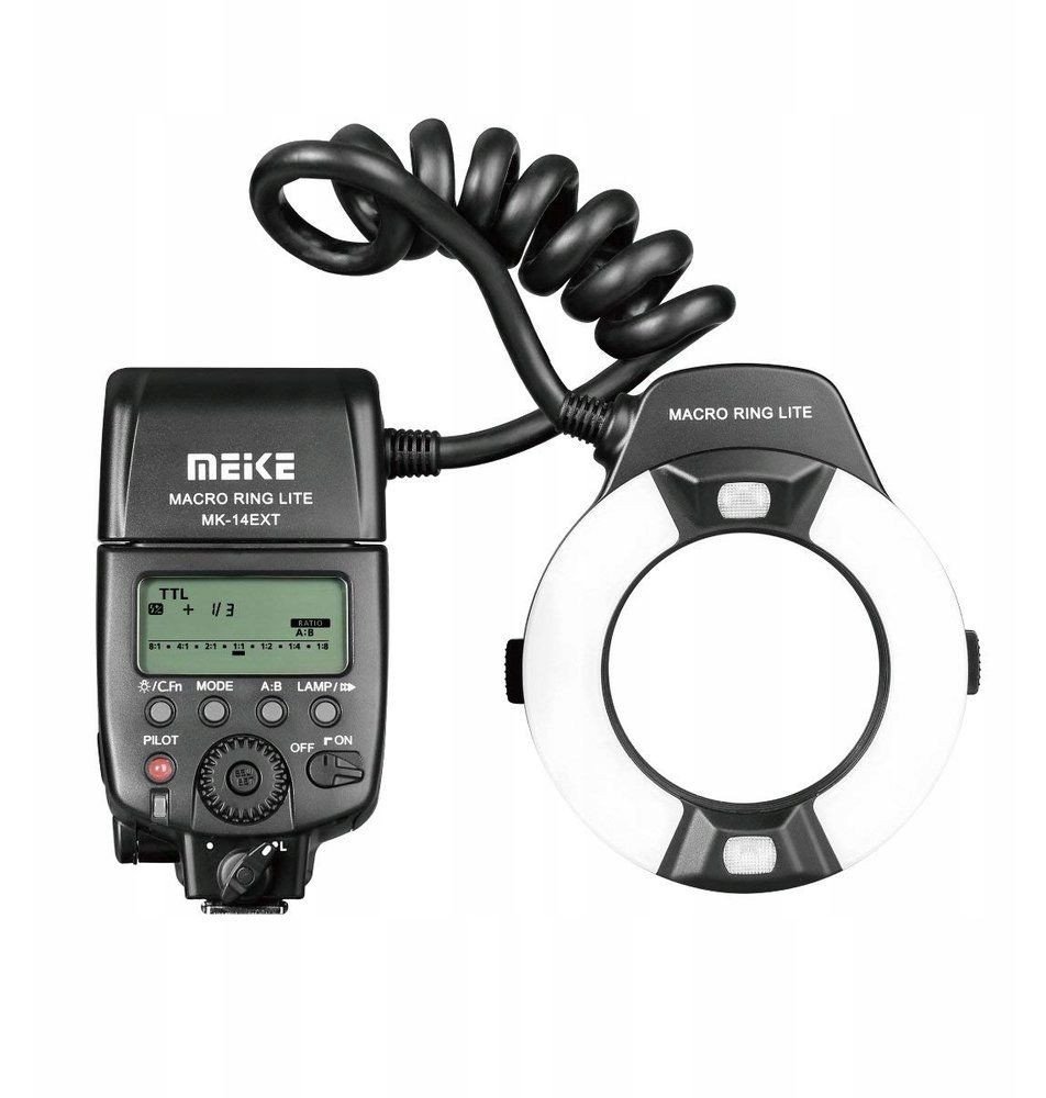 Blic unazor Meike MK-14EXT, për Canon, i zi