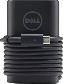 Karikues laptopi Dell 65W USB C, prizë UK, i zi
