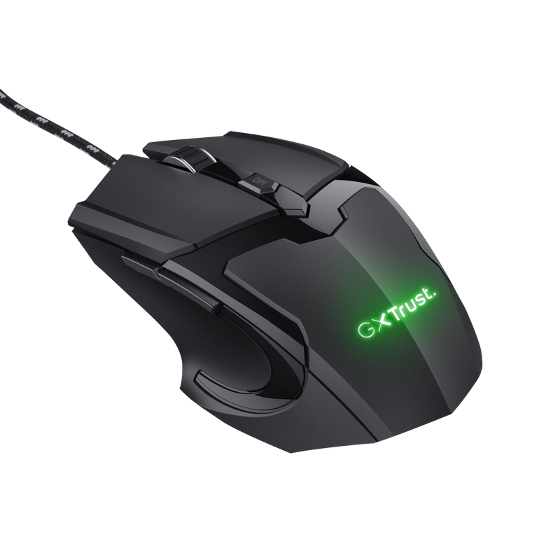Maus Trust Gaming Accurate 4800 dpi, i zi