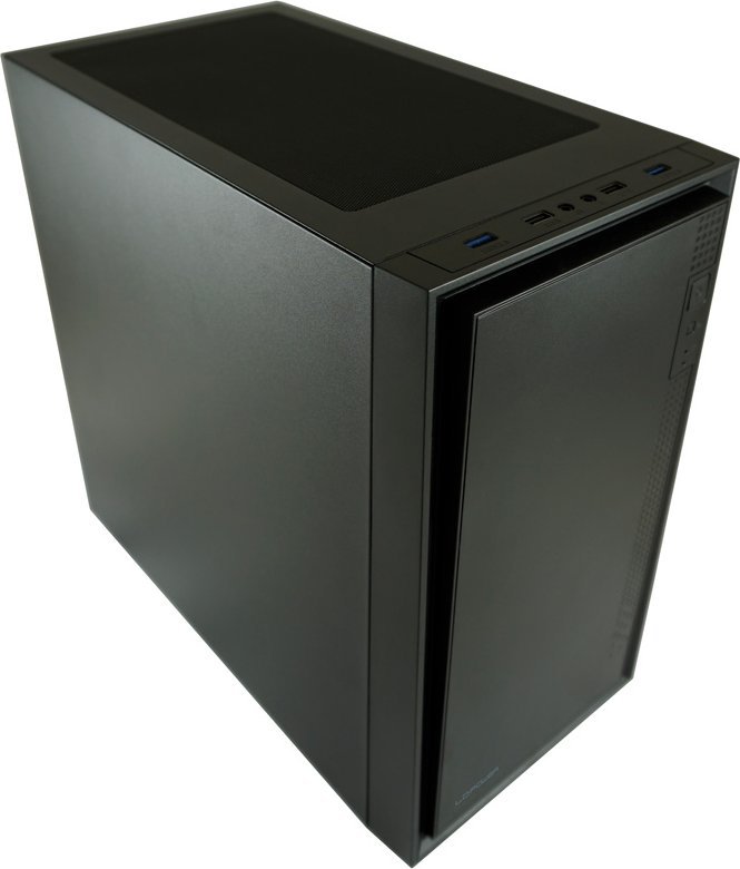 Kuti kompjuteri LC-Power 2016MB Micro Tower, për ATX mATX, e zezë