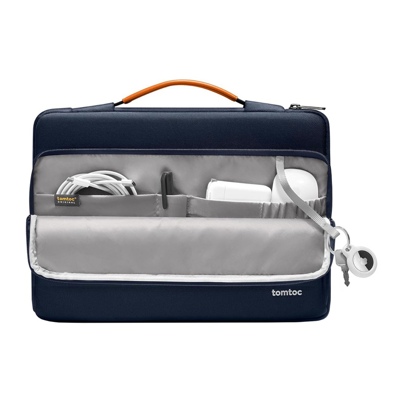 Çantë laptopi Tomtoc 360 Protection, 14", rezistente ndaj goditjeve, e kaltër