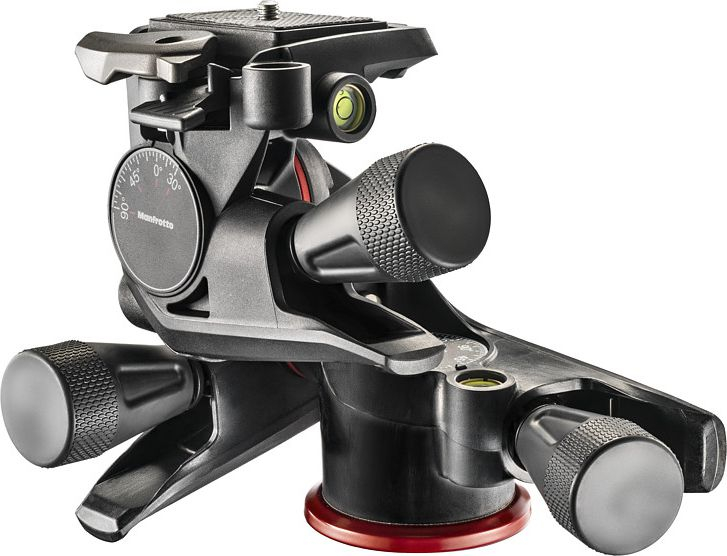 Kokë trekëmbëshi Manfrotto X-PRO Geared 3-Way MHXPRO-3WG, me pllakat RC2, ngjyrë e zezë