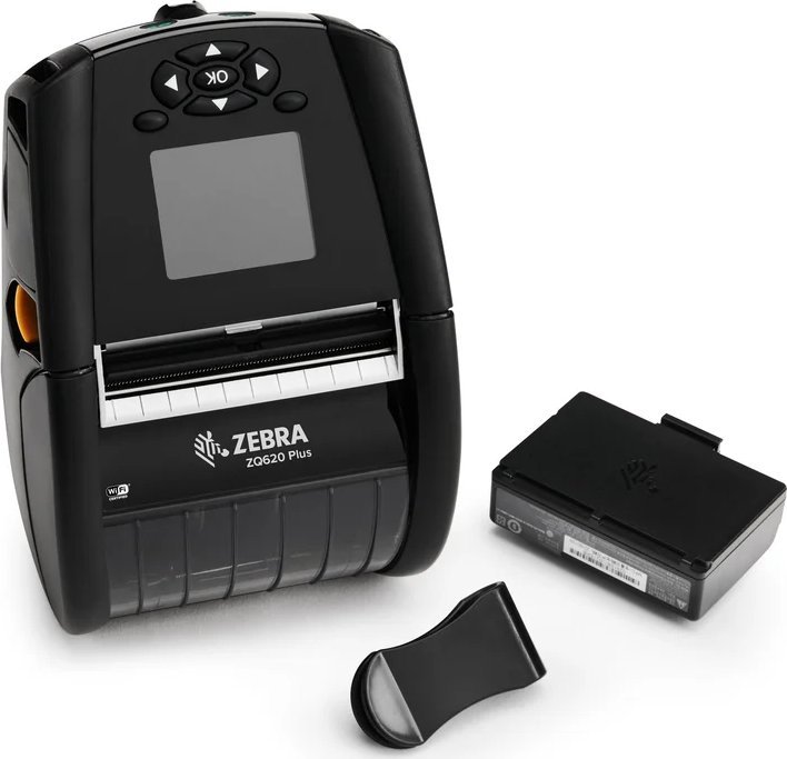 Printer mobil etiketash Zebra ZQ620 Plus, direct thermal, 203 dpi, 115 mm/sec