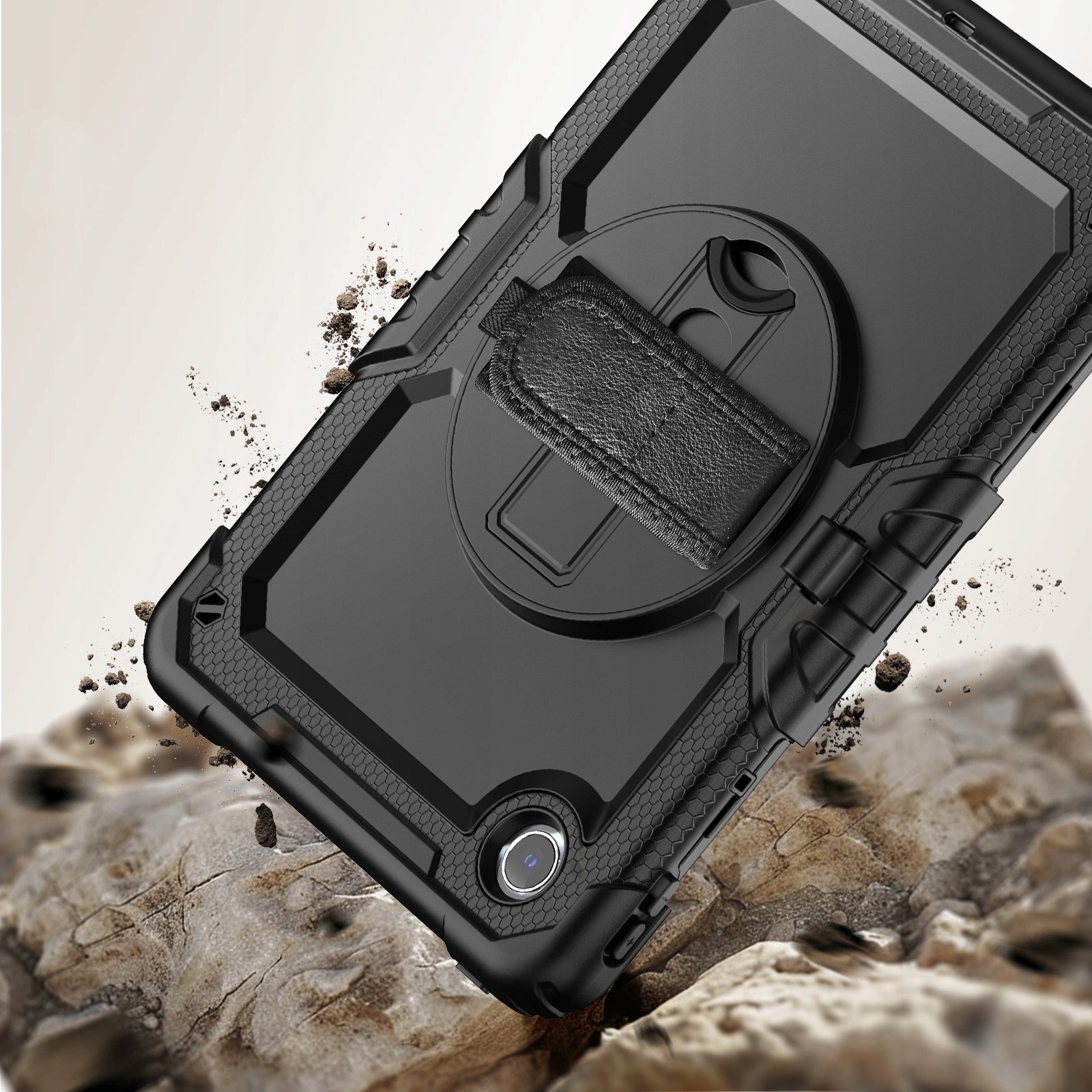 Mbulesë mbrojtëse Tech-Protect SOLID360 për Lenovo Tab M11 11", me këmbëz, e zezë