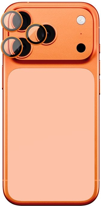 Mbrojtës kamere AMAZINGthing Titan AR Lens për iPhone 17 Pro Pro Max, set 3 lente, veshje AF AR, ngjyra Flus