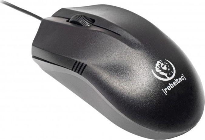 Оптички глушец Rebeltec Wolf, 1000 DPI, USB, црн