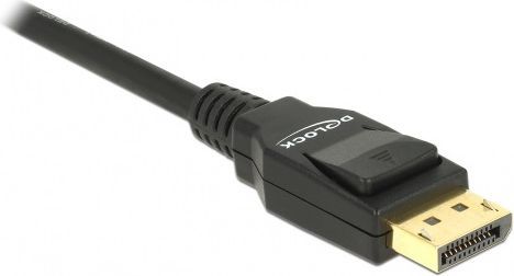 Kabllo Delock DisplayPort - HDMI, 3m, e zezë
