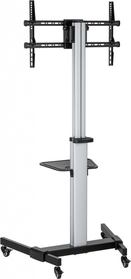 Stendë mobile për TV Art S-11-AL, 37-86", 50kg, VESA 600x400, e zezë argjend