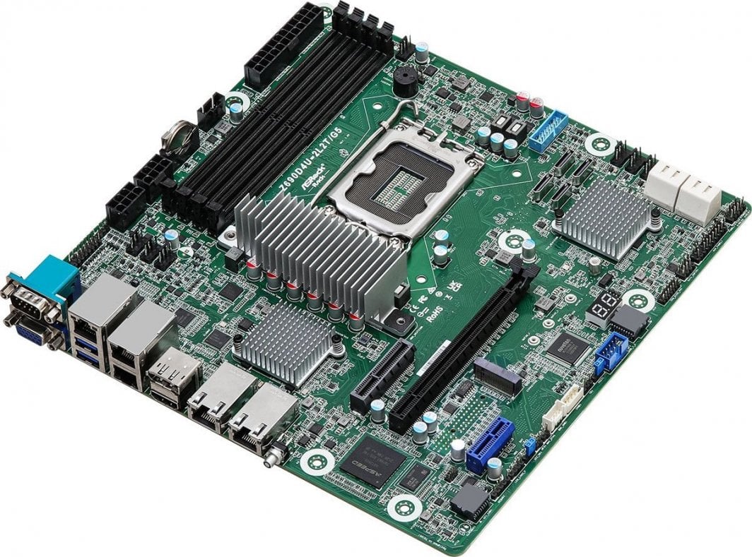 Pllakë Amë ASRock Z690D4U-2L2T/G5 micro-ATX Socket 1700 DDR5-only Single